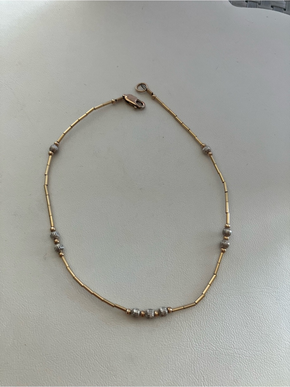 Vintage 14/20 Gold Fill  ankle bracelet 9.5"